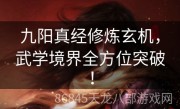 九阳真经修炼玄机，武学境界全方位突破！