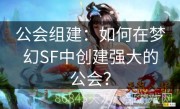 公会组建：如何在梦幻SF中创建强大的公会？