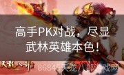 高手PK对战，尽显武林英雄本色！