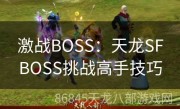 激战BOSS：天龙SFBOSS挑战高手技巧