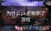 为什么pk更新不了游戏