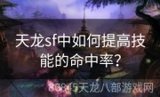 天龙sf中如何提高技能的命中率？