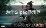 为什么ipad游戏登不了