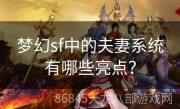 梦幻sf中的夫妻系统有哪些亮点？