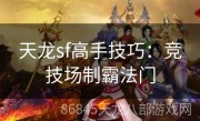 天龙sf高手技巧：竞技场制霸法门