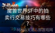 魔兽世界SF中的拍卖行交易技巧有哪些？