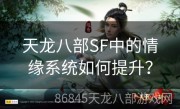 天龙八部SF中的情缘系统如何提升？