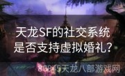 天龙SF的社交系统是否支持虚拟婚礼？