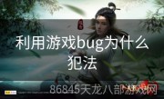 利用游戏bug为什么犯法