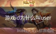 游戏id为什么叫user