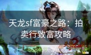 天龙sf富豪之路：拍卖行致富攻略