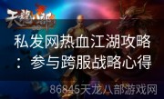 私发网热血江湖攻略：参与跨服战略心得