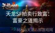 天龙SF拍卖行致富：富豪之道揭示