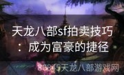 天龙八部sf拍卖技巧：成为富豪的捷径