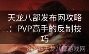 天龙八部发布网攻略：PVP高手的反制技巧