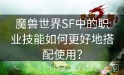 魔兽世界SF中的职业技能如何更好地搭配使用？