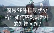 魔域SF外挂现状分析：如何应对游戏中的外挂问题？