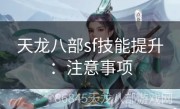 天龙八部sf技能提升：注意事项