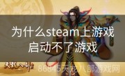 为什么steam上游戏启动不了游戏